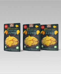 Snacks Khoai Lang Vàng- 골드 고구마칩- Gold Sweet Potato Chips