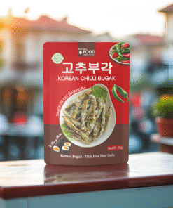 Snack Ớt Cay Hàn Quốc Vị Rong Biển (Korean Chili Bugak/Snack with Seaweed / 고추부각 김맛)