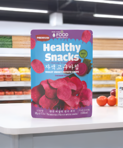Snack Khoai Lang Tím Hàn Quốc/Violet Sweet Potato Chips/ 자색 고구마칩)