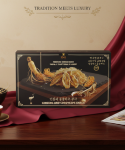 HỘP QUÀ TẾT BUGAK NHÂN SÂM MIX ĐÔNG TRÙNG HẠ THẢO CAO CÂP HÀN QUỐC